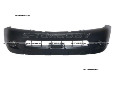 Бампер передний (черный) без отв. под противотуманки, без отв. под накладки крыла, 2005-2008