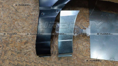 Крыло переднее (правое) нижняя часть, оцинкованная сталь, ремкомплект