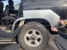 Арка задняя (левая) из 2-ух частей, ремкомплект