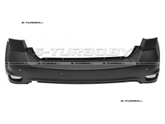 Бампер задний (черный) с отв. под парктроники, верхняя часть