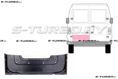 Дверь задняя (левая) распашная, внутренняя часть, 21 см, заводской штамп