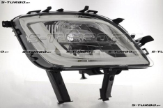 Противотуманная фара + поворот (правая) хром