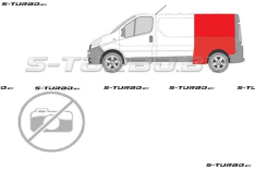 Крыло заднее (левое) длинная база, до крыши, заводской штамп