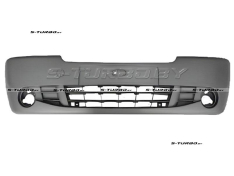 Бампер передний (серый) с отв. под противотуманки