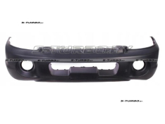 Бампер передний (черный) с отв. под противотуманки