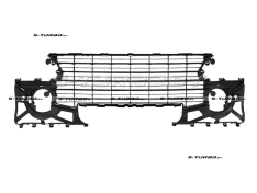 Решетка в бампер, без отв. под накладки