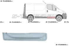 Дверь передняя (правая) внутренняя часть, заводской штамп