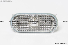 Повторитель поворота (левый=правый) белый, рифленый