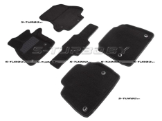 Коврики 3D модельные ворсовые в салон, черные (ls500) 4wd