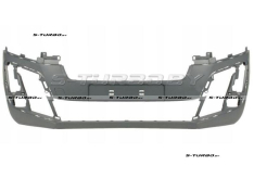 Бампер передний (грунтованный) с отв. под датчики контроля слепой зоны