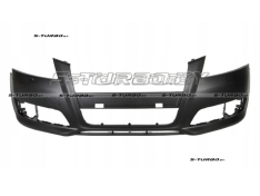 Бампер передний (грунтованный) без отв. под парктроники, с отв. под омыватели