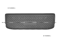 Коврик в багажник модельный полиуретановый, 7 мест, разложенный 3-й ряд