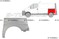 Крыло заднее (левое) короткая база, до стекла, заводской штамп