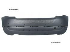 Бампер задний (грунтованный) с отв. под парктроники, с отв. под накладки