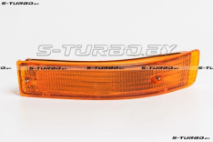 Указатель поворота в бампер (левый) желтый