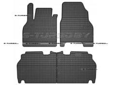 Коврики модельные резиновые в салон (низкий борт), 5 seats