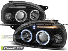 Передние фары ANGEL EYES BLACK