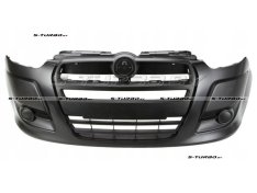 Бампер передний (черный) без отв. под омыватели, без отв. под противотуманки