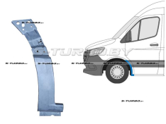 Арка передняя, задняя часть, под дверь (левая) заводской штамп