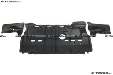 Защита двигателя центральная + 2 боковые (пластик) бензин