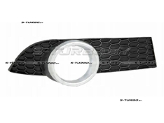 Решетка в бампер (правая) с отв. под противотуманку, с хром. накладкой