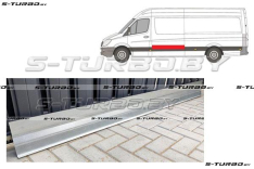 Панель боковая (левая) за водительской дверью (выше молдинга) без отв. под молдинг, 20 см, ремкомлпект