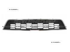 Решетка в бампер (центральная) верхняя, с хромом