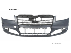 Бампер передний (грунтованный) с отв. под омыватели, с отв. под парктроники, 2014-2017
