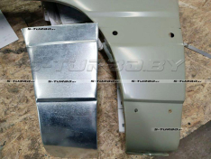 Крыло переднее (левое) нижняя часть, оцинкованная сталь, ремкомплект