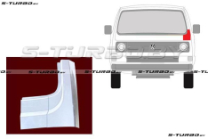 Панель передняя под ветровое стекло (левая наружная часть) заводской штамп