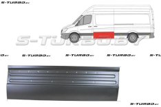 Дверь боковая сдвижная (левая) наружная часть, средняя / длинная / maxi длинная база, 48 см, заводской штамп