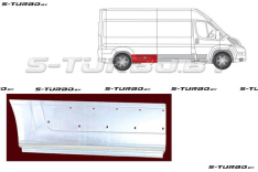 Крыло заднее (правое) нижняя часть, перед колесом, длинная / maxi длинная база, заводской штамп