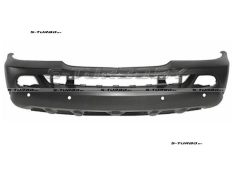 Бампер передний (грунтованный) без отв. под омыватели, с отв. под парктроники