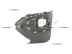 Бампер передний (грунтованный) левая часть, с отв. под парктроник