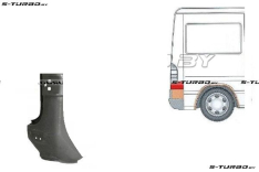 Угол задний (правый) под фонарь, низкий, 58 см, заводской штамп