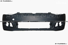 Бампер передний (черный) без отв. под омыватели, без отв. под парктроники, russia-type