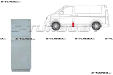 Центральная стойка, нижняя часть (левая) заводской штамп