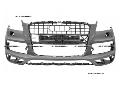 Бампер передний, с отв. под омыватели, с отв. под парктроники, для версии S-LINE