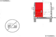 Дверь задняя (левая) распашная, наружная часть, до крыши, заводской штамп
