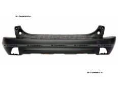 Бампер задний (черный) без отв. под парктроники, без отв. под накладку