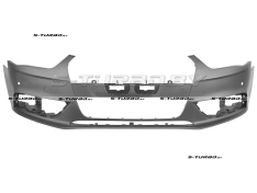 Бампер передний (грунтованный) с отв. под парктроники, без отв. под омыватели