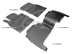 Коврики модельные полиуретановые в салон (высокий борт), 5, 7 мест