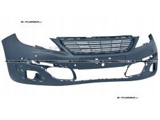 Бампер передний (грунтованный) без отв. под омыватели, с отв. под парктроники
