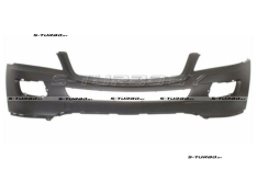 Бампер передний (грунтованный) без отв. под омыватели, без отв. под парктроники