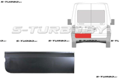 Дверь задняя (левая) распашная, наружная часть, 25 см, заводской штамп