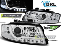 Передние фары TUBE LIGHTS CHROME TRU DRL