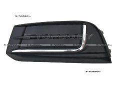 Решетка в бампер (левая) с хромом