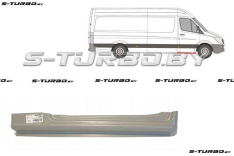 Порог (правый) под переднюю дверь, заводской штамп