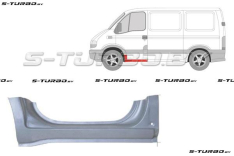 Порог (левый) под переднюю дверь, в сборе, заводской штамп