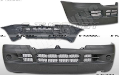 Бампер передний (серый) без отв. под противотуманки